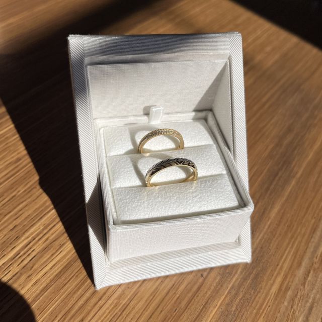 【ENUOVE(イノーヴェ)の口コミ】 たくさんの指輪があり一周する中でとても迷いながら選びました。キラキラ…