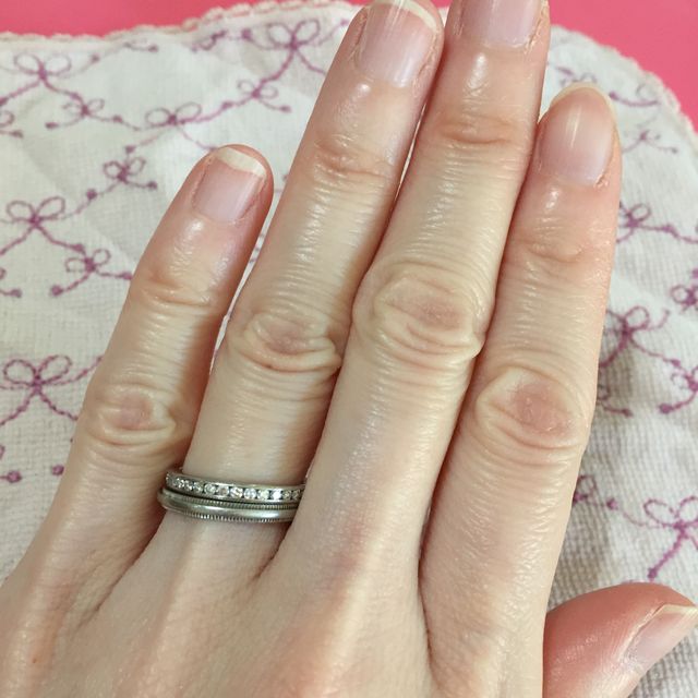 【ティファニー(Tiffany & Co.)の口コミ】 仕事中でも身に付けられるフルサークルのエタニティリングを探していまし…