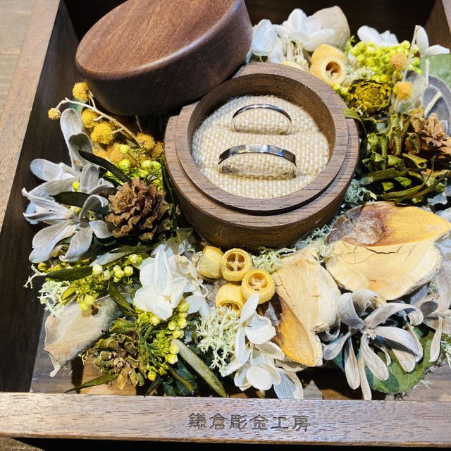 【鎌倉彫金工房の口コミ】 素材、品質はもちろん良く、デザインも幅広く選ぶことができました。私は…