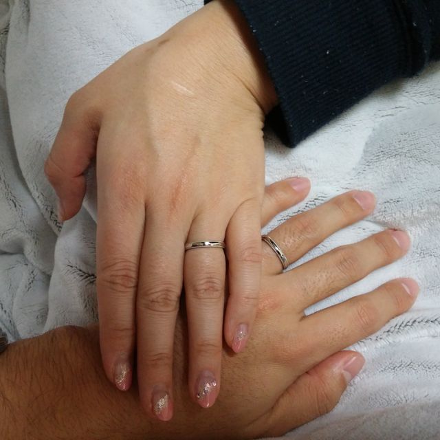 【エクセルコダイヤモンド(EXELCO DIAMOND)の口コミ】 ミルうちのタイプの指輪を探しており、自分たちの要望にあうものがあった…