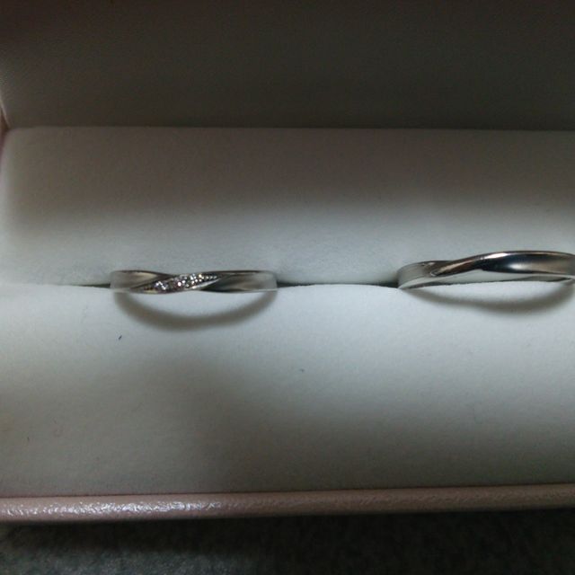 【SONARE(ソナーレ)の口コミ】 何件も回ってお互い好きなデザインが違うなか、男女で異なるデザインなが…