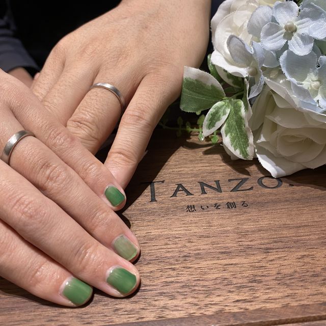 【TANZO.(鍛造指輪)の口コミ】 刻印がかなり綺麗に、イラストまで鮮明に入れられること。
彼にとってはこ…