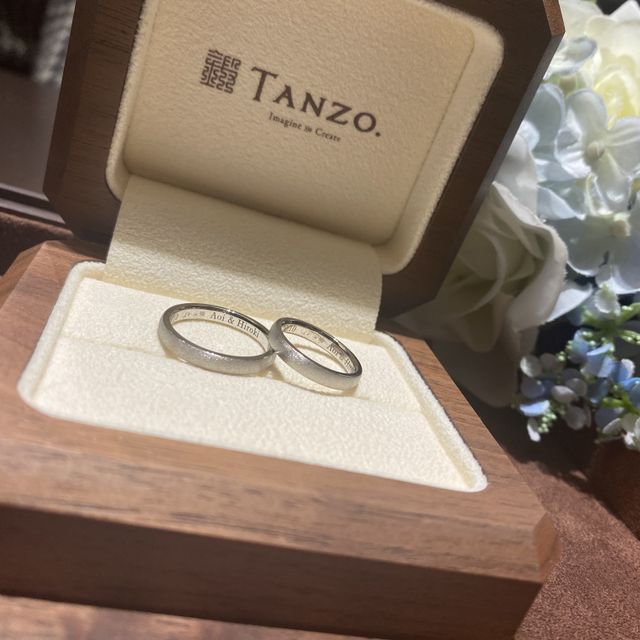 【TANZO.(鍛造指輪)の口コミ】 刻印がかなり綺麗に、イラストまで鮮明に入れられること。
彼にとってはこ…