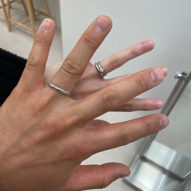 【ティファニー(Tiffany & Co.)の口コミ】 婚約指輪とお揃いの、憧れのブランドで購入しました！
丁寧に接客してくだ…