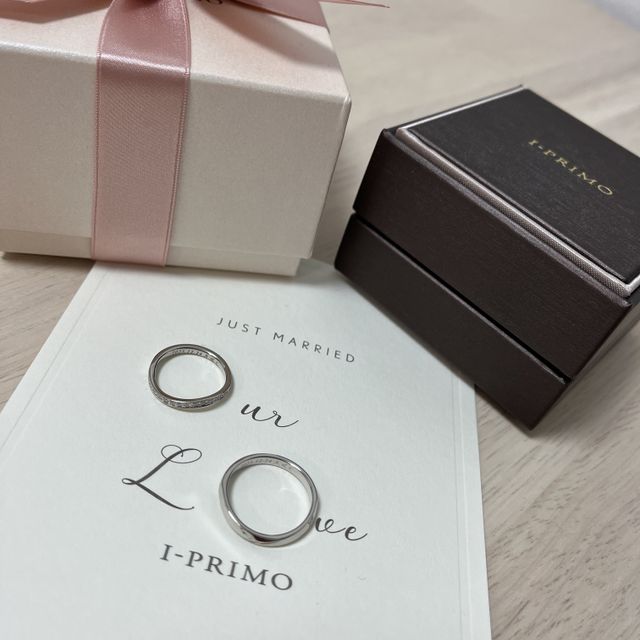 【アイプリモ(I-PRIMO)の口コミ】 結婚指輪の購入をしました。指輪のデザインで迷っていましたが、店員さん…