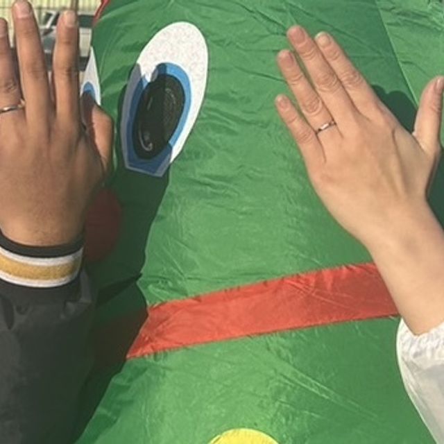 【4℃ BRIDAL(ヨンドシーブライダル)の口コミ】 自分のはシンプルに、彼女のは素敵なデザインで、特別な時でもつけられる…