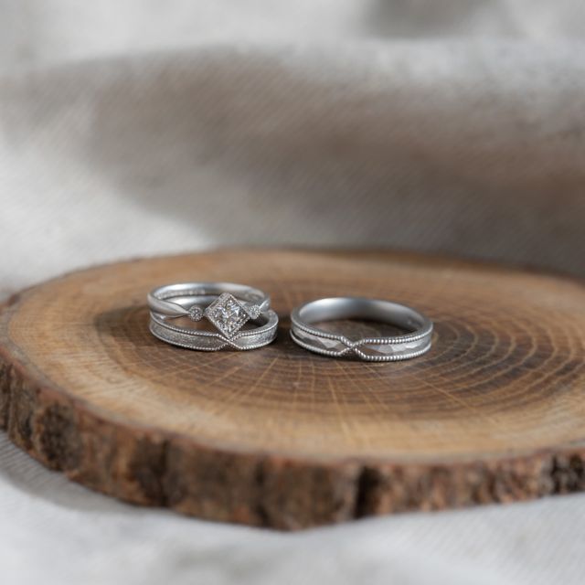 【Cayof(カヨフ)の口コミ】 理想としていた、甘すぎず少し個性のあるデザインにすることができました…