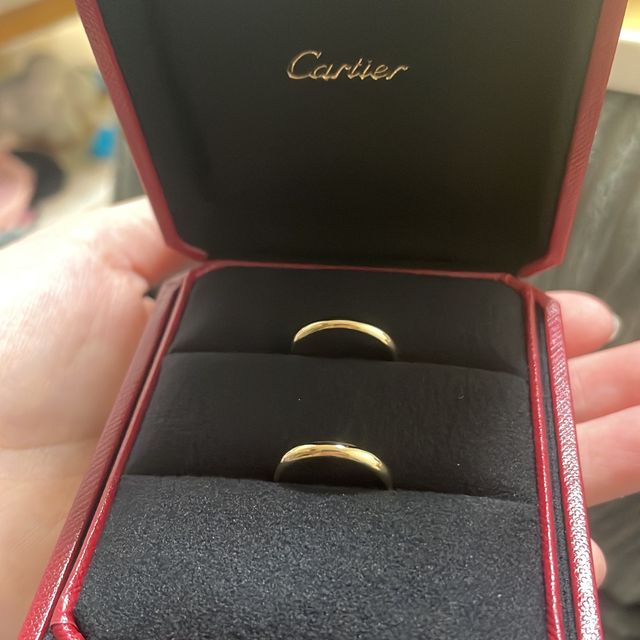 【カルティエ(Cartier)の口コミ】 ゴールドのシンプルなデザインがポイントの指輪です。純金なので、とても…