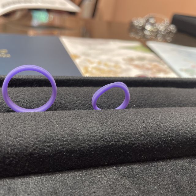 【ケイウノ ブライダル(K.UNO BRIDAL)の口コミ】 指輪を1から自分たちの指にあった形を作ってくださいます。
写真にも掲載…