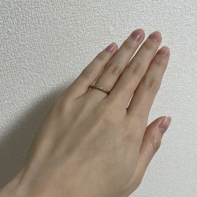 【アイプリモ(I-PRIMO)の口コミ】 ピンクゴールドの結婚指輪を探していましたが、ブランドにより色味も少し…