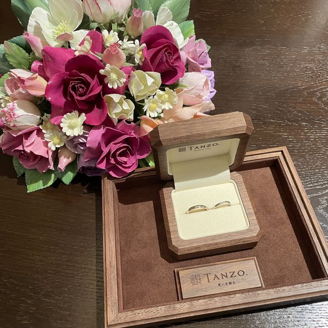 【TANZO.(鍛造指輪)の口コミ】 ダイヤモンドの付け方、細さ、デザインなど自分の好きなイメージを細かく…