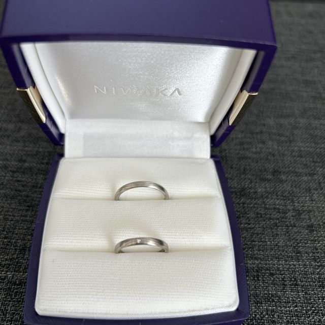 【俄(にわか)の口コミ】 キラキラしすぎない、落ち着いた雰囲気の指輪を探している方におすすめで…