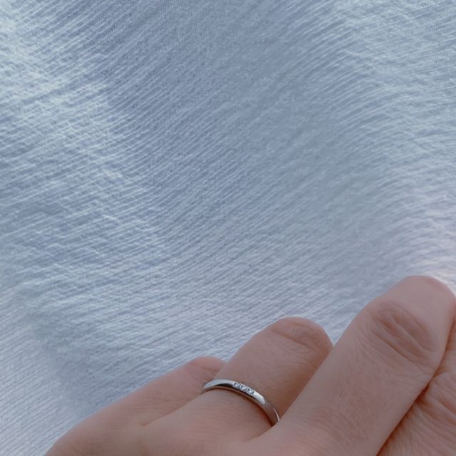 【ケイウノ ブライダル(K.UNO BRIDAL)の口コミ】 とても気に入っています。
アレンジオーダーに加え、更にダイヤのグレード…