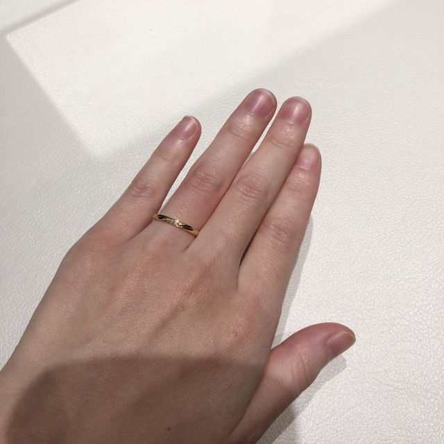 【アイプリモ(I-PRIMO)の口コミ】 5ブランドほど周りましたが、最初に見たこちらの指輪の付け心地が忘れられ…