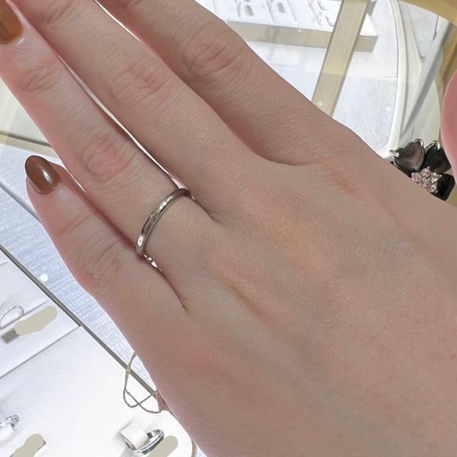【カルティエ(Cartier)の口コミ】 シンプルな結婚指輪にするならカルティエと決めていたので試着に伺いまし…