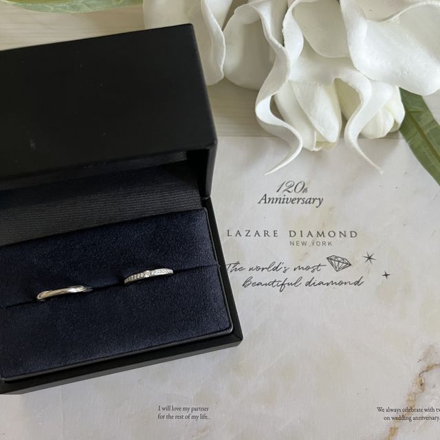 【ラザール ダイヤモンド(LAZARE DIAMOND)の口コミ】 ホームページで見ていた時から一目惚れしていたアプローズ。ダイヤモンド…