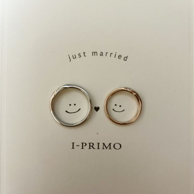 【アイプリモ(I-PRIMO)の口コミ】 シンプルなデザインですが、指と馴染みやすくすごくお気に入りです。婚約…