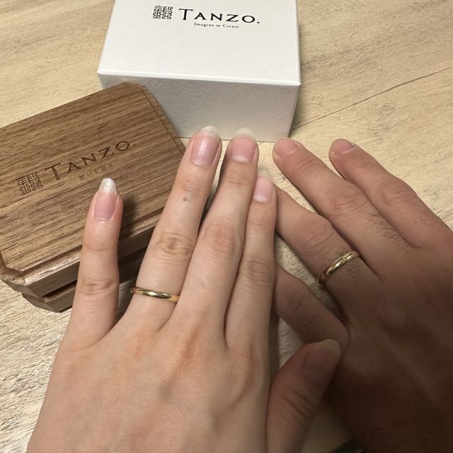 【TANZO.(鍛造指輪)の口コミ】 長く綺麗に使用できるように
飽きのこないシンプルなデザインで購入しまし…