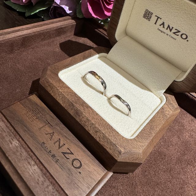 【TANZO.(鍛造指輪)の口コミ】 プラチナ、ゴールド、ピンクゴールド、イエローゴールド、シルバーなど、…