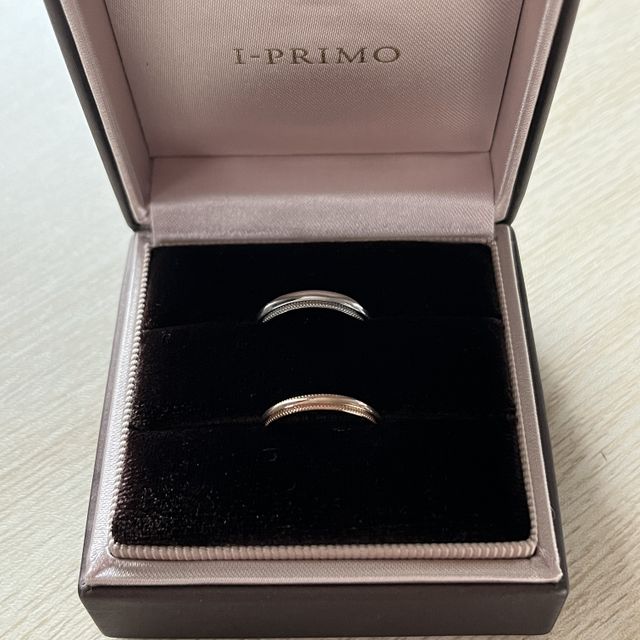 【アイプリモ(I-PRIMO)の口コミ】 シンプルすぎず、かと言って目立ちすぎない指輪ということで選びました。…