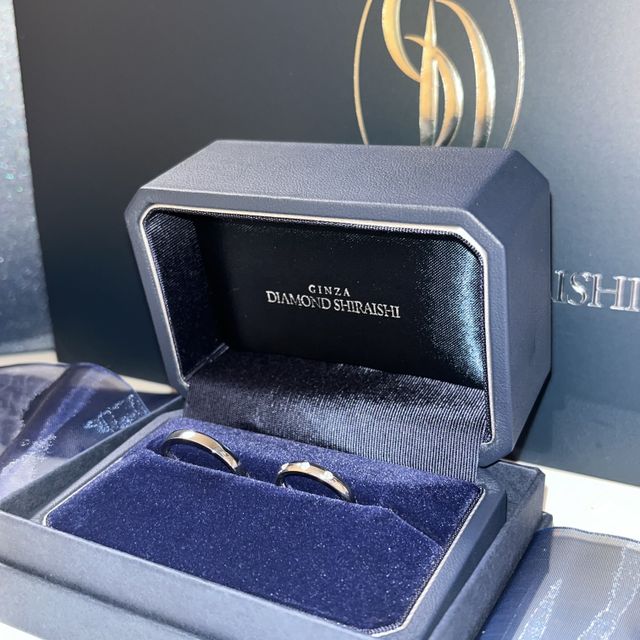 【銀座ダイヤモンドシライシの口コミ】 デザインが豊富で選ぶのに時間が掛かりましたが、最終的にはシンプルで長…