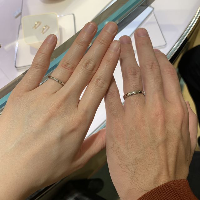 【ティファニー(Tiffany & Co.)の口コミ】 ダイヤが付いた華奢なデザインは以外と少なく、この指輪が一番好みでした…
