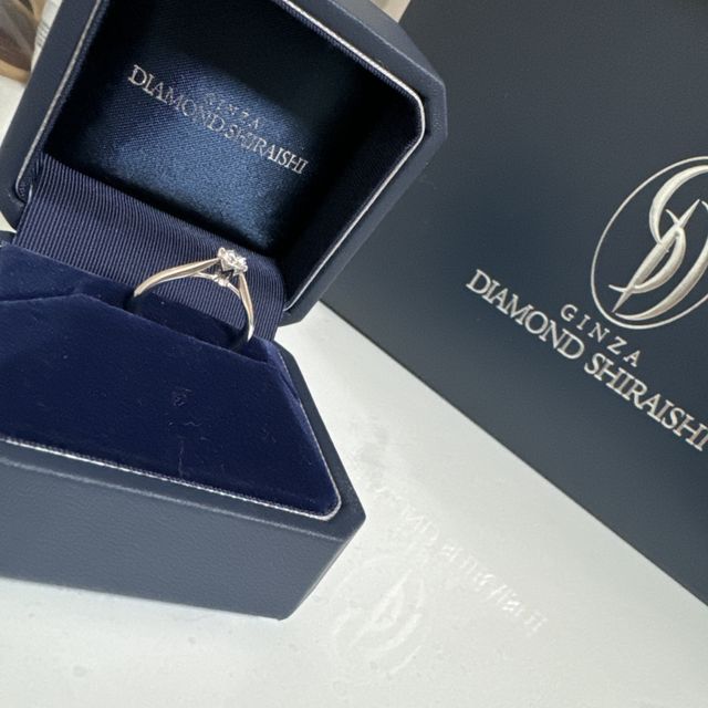 【銀座ダイヤモンドシライシの口コミ】 決めてはInstagramの広告に出てきて台座やダイヤモンドの美しさに惹かれて…