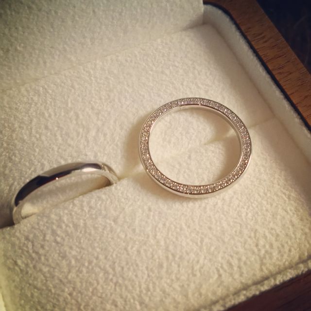 【Ponte Vecchio(ポンテヴェキオ)の口コミ】 ジュエリーが大好きで、結婚指輪を探すに辺りトップメゾンからお気に入り…