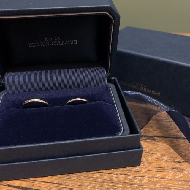 【銀座ダイヤモンドシライシの口コミ】 外資系のブランドも見ましたが、ダイヤモンドシライシの指輪は、外資系ブ…