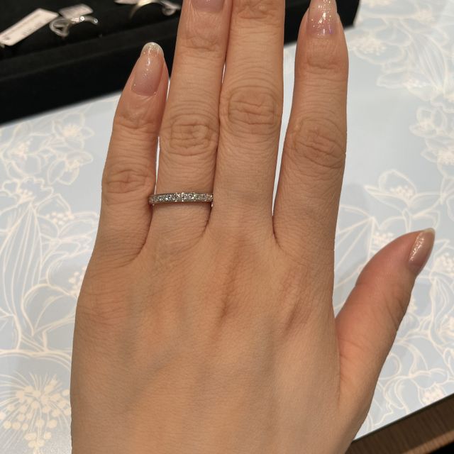 【ヴァンドーム青山(VENDOME AOYAMA)の口コミ】 ハーフエタニティのリングを探しており、ヴァンドーム青山さんのサイトを…