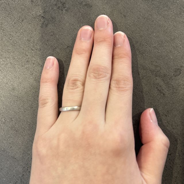 【uchimari(ウチマリ)の口コミ】 自分の好みの指輪を作成し、作成時の様子は写真、動画に収められました。…