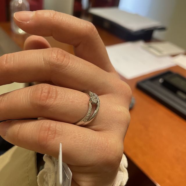 【TRECENTI(トレセンテ)の口コミ】 アニバーサリオ、ウェーブのラインメレです。上からも相手からも、自分か…