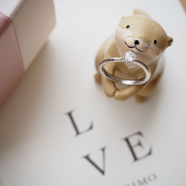 【アイプリモ(I-PRIMO)の口コミ】 指輪は私が気に入ったものを..と彼が提案してくれ、3ヶ所ほどお店を巡りま…