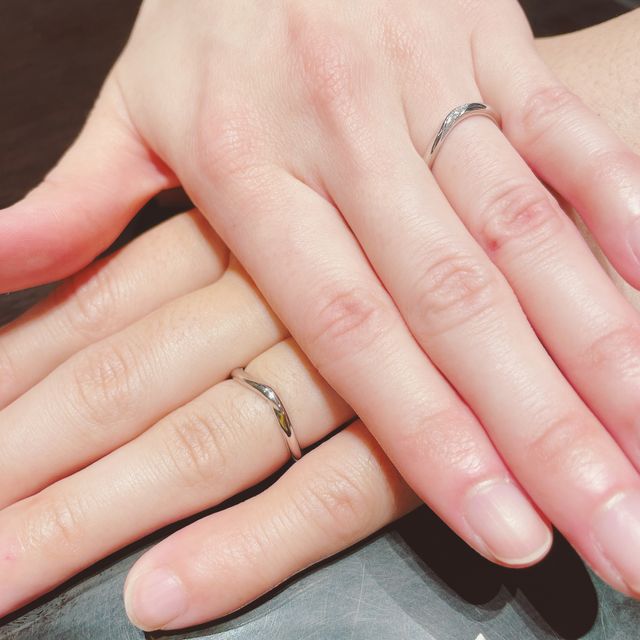 【ケイウノ ブライダル(K.UNO BRIDAL)の口コミ】 指輪の付け心地も良く、試着した指輪はどれも素敵でした。既製品だけでは…