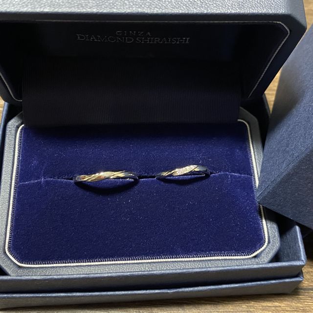【銀座ダイヤモンドシライシの口コミ】 もともとストレートが好みだったのですが、こちらをスタッフさんが持って…