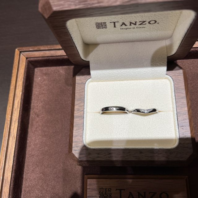 【TANZO.(鍛造指輪)の口コミ】 指輪のデザインを、自分の好みにオーダーすることができる。指輪の形、デ…