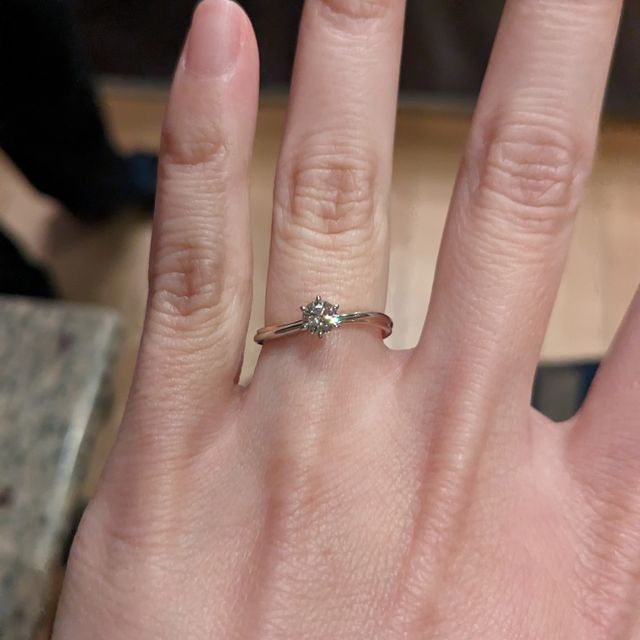 【ケイウノ ブライダル(K.UNO BRIDAL)の口コミ】 指輪はほぼつけないので、悩みました。
色んなお店を回って試着させて頂き…