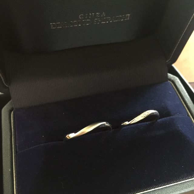 【銀座ダイヤモンドシライシの口コミ】 男らしいﾃﾞｻﾞｲﾝを探していたところ、つや消しという選択肢を見つけて満足…