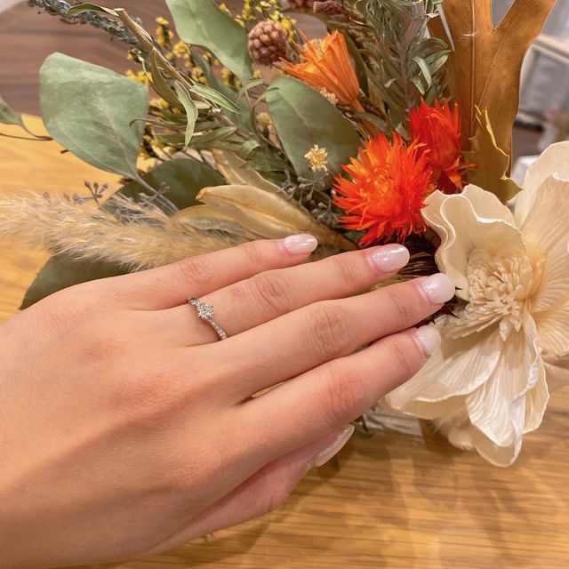 【アイプリモ(I-PRIMO)の口コミ】 数多くある指輪の中から、試着をさせていただけたので自分の好みに合った…