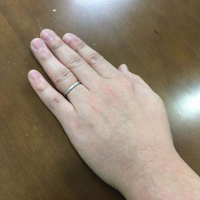 【JEWELRY  KAMATA(ジュエリーかまた)の口コミ】 外見はシンプルで、内側を凝ったものにしたいという希望から、フルオーダ…