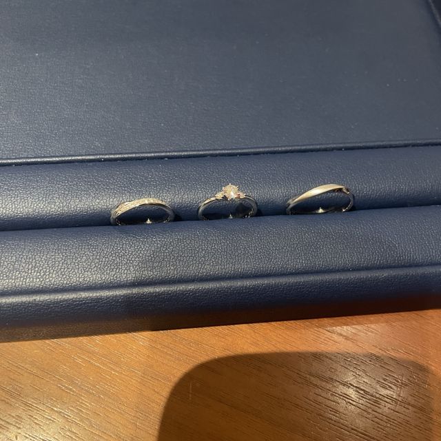 【銀座ダイヤモンドシライシの口コミ】 デザインが可愛らしく、着け心地が良いものを選びました。ダイヤモンドが…