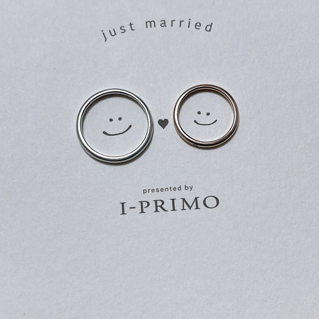 【アイプリモ(I-PRIMO)の口コミ】 細身でシンプルなのが気に入りました！
他のところは細身のピンクゴールド…