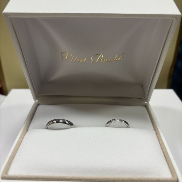 【PILOT BRIDAL(パイロットブライダル)の口コミ】 promiseという指輪を購入しました。飽きの来ない、シンプルさもありながら…