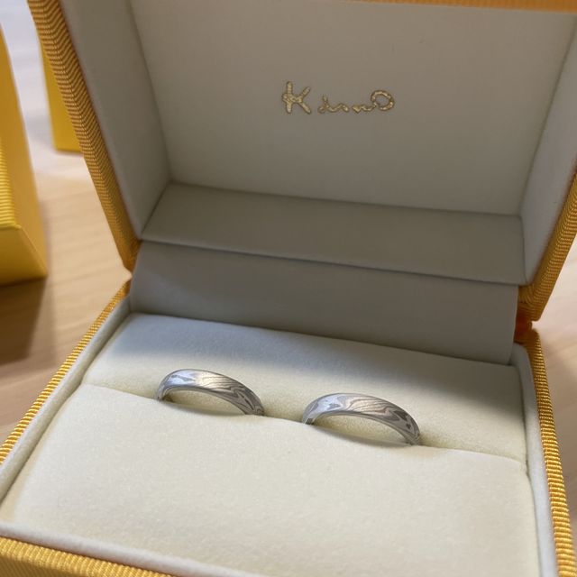 【ケイウノ ブライダル(K.UNO BRIDAL)の口コミ】 結婚指輪は手作りのものを使いたいという希望を元に探し始めましたが、ケ…