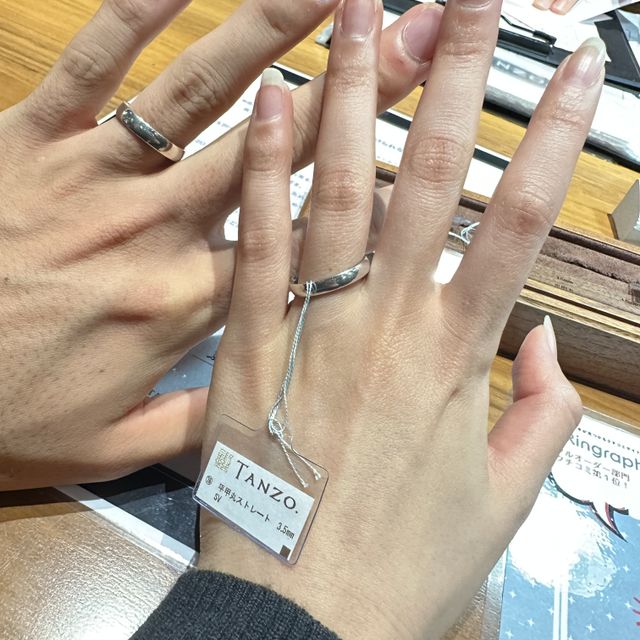 【TANZO.(鍛造指輪)の口コミ】 素材、幅、形、加工方法、デザインなど本当に1から10まで自身で決めないと…