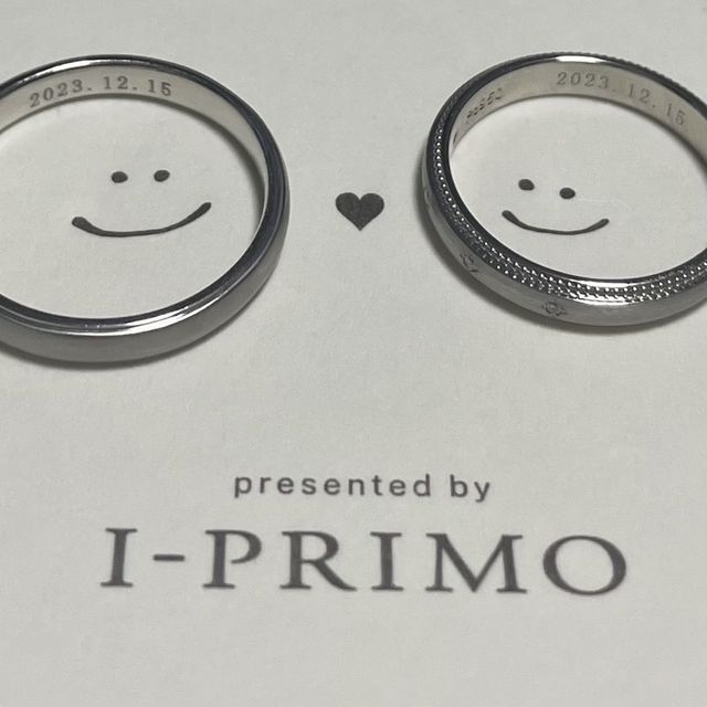【アイプリモ(I-PRIMO)の口コミ】 男性側はあまり煌びやかではなく仕事中も差し支えないようなデザインを選…