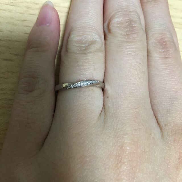 【festaria bijou SOPHIA(フェスタリア ビジュソフィア)の口コミ】 結婚指輪は普段の生活でも付けているものなので、付けていて違和感のない…