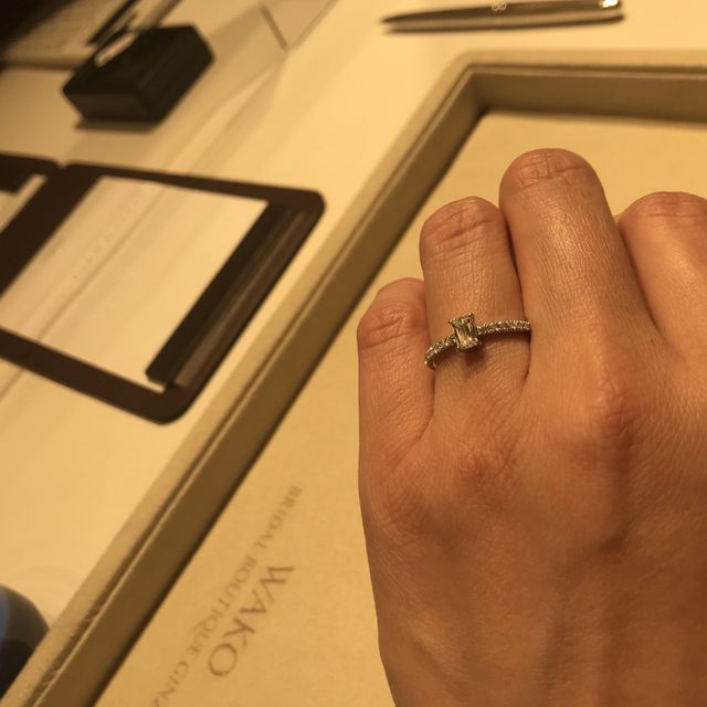 【和光ブライダルブティックギンザの口コミ】 当初は海外ブランドの婚約指輪を検討していて、いくつものお店を見に行き…