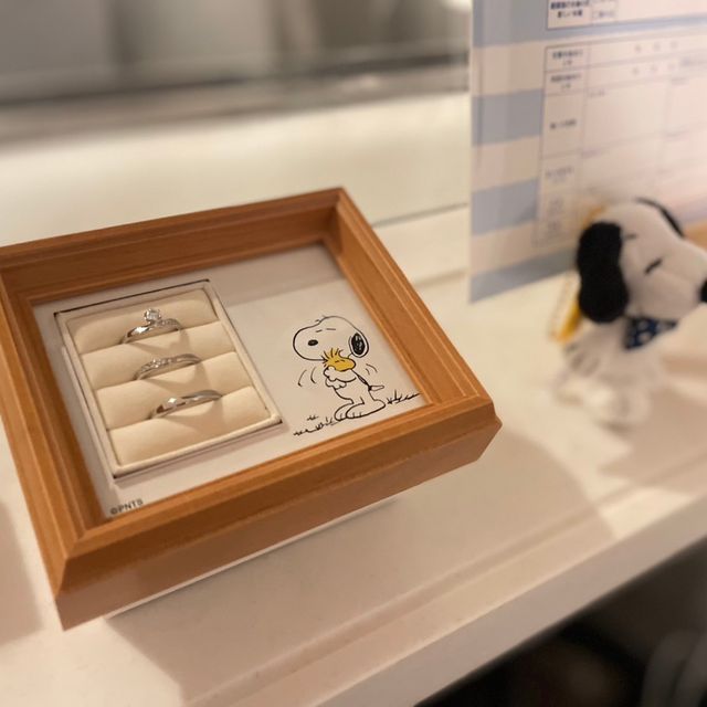 【with Happiness..の口コミ】 一番はスヌーピーモチーフのリングであることです。モチーフデザインも複…