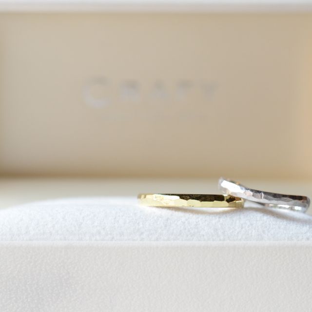 【CRAFY(クラフィ)の口コミ】 夫がゴールド、私がシルバーのものが良いと最初から意見が分かれていたの…